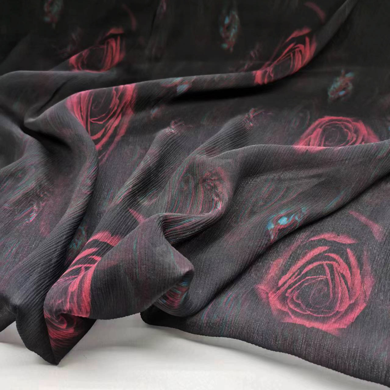 Silk shirt, skirt, cloth, gradient