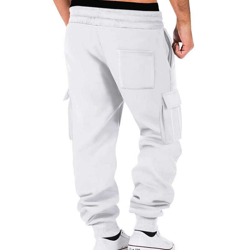 Cargo-Jogginghose für Herren – Trainingshose mit mehreren Taschen und Kordelzug in der Taille (S-3XL, 10 Farben, knitterfreier, schnelltrocknender Stoff)​_voghion.com