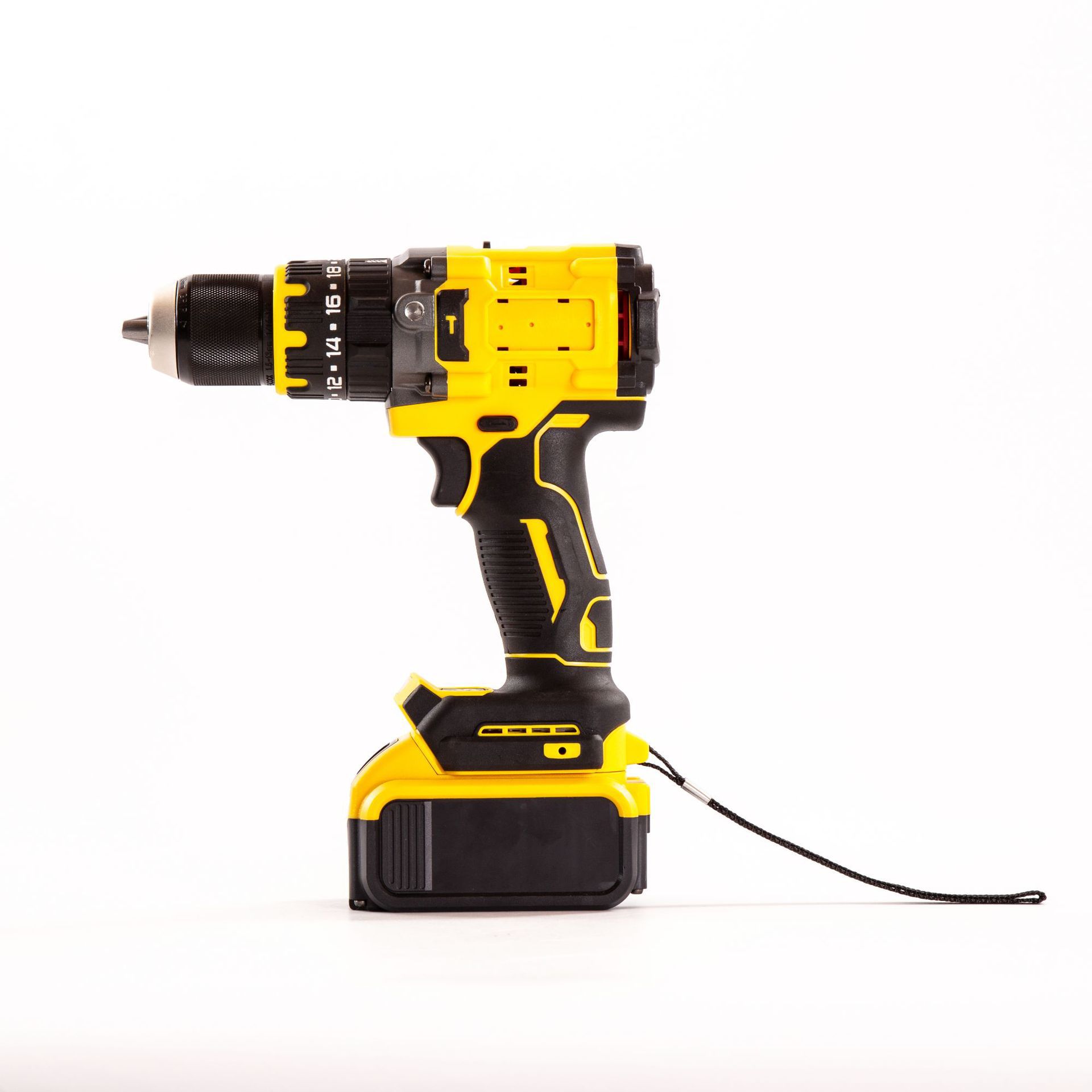 taladro de linterna sin escobillas taladro de pistola doméstico batería de litio multifuncional taladro de impacto de carga perforación herramienta eléctrica de perforación de pared image 4