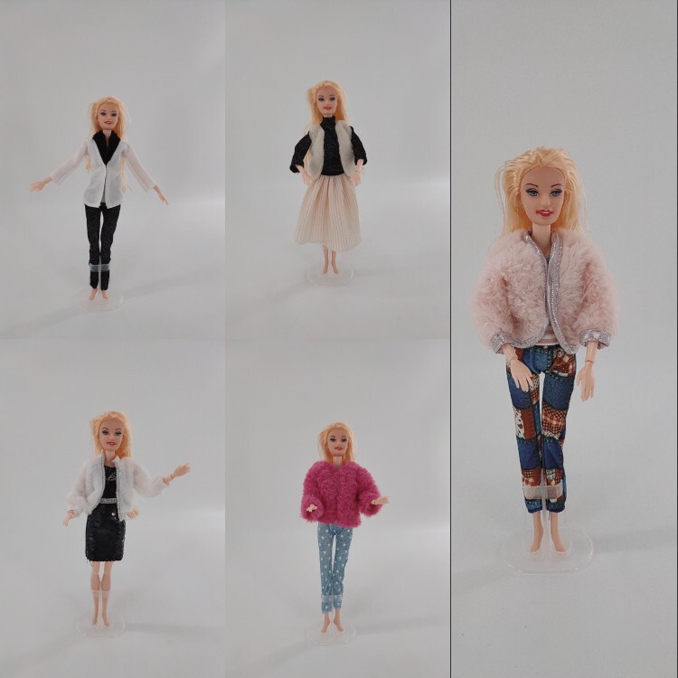 Cross-Border 6-cent doll clothes Baba 30cm dress doll clothes fashion suit dress a variety of optional Cross-Border 6-cent doll clothes Baba 30cm dress doll clothes fashion suit dress a variety of optional