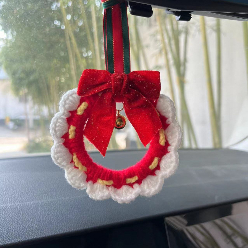 ドラえもん 車吊り下げ クリスマス 車吊り下げ 手作り DIY 編み込み 新年 平和のお守り 完成品 ギフトボックス ペンダント|undefined