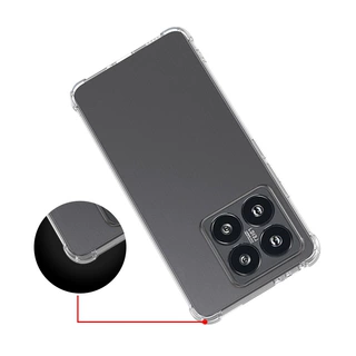 适用小米14T四角防摔套xiami 17T Pro 5G透明手机壳TPU保护套