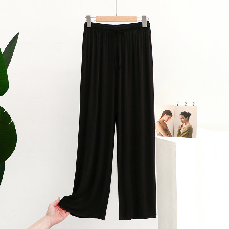 Loose Fit Type Solid Color Pattern Spring, Autumn Season Women'S Gender Casual Style Women's Street Casual Solid Color Full Length Casual Pants Wide Leg Pants