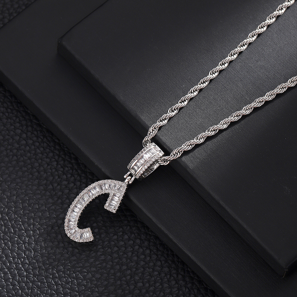 C + 20inch Twist Chain (silver)