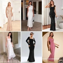 Shein dress��ɫ�������öY����Ʒ��ʽ�B��ȹ�Ըп������؛Դ