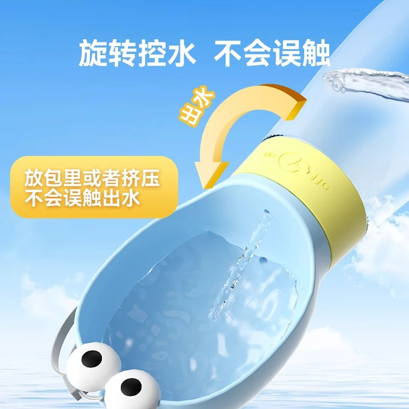 Perro de dibujos animados resistente a quemaduras resistente a altas temperaturas fuera de la olla de agua pequeña y mediana taza de acompañamiento para perros gatos taza de agua para mascotas