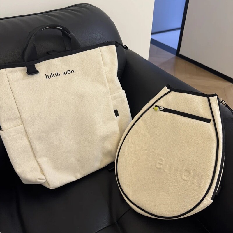 Luluracket with Racket Storage Bag 19L Outdoor Sports Lulu Tennis Bag Storage Bag Sports Backpack