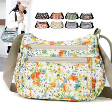 百搭女士斜挎包防水尼龙布包捷朗仕新款印花单肩包休闲逛街通勤包