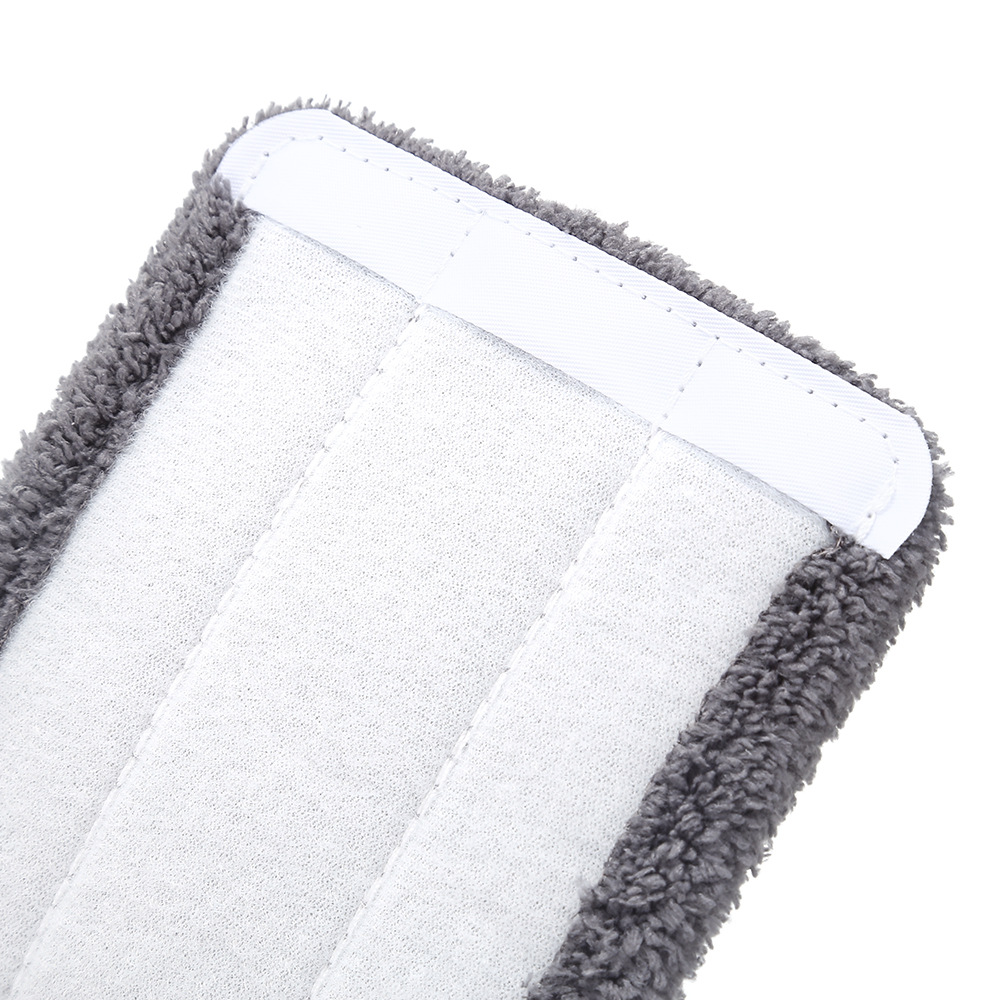 Etiquetas personalizadas adaptadas a la cabeza de reemplazo de trapeador de suelo de Schneier, fábrica de trapeador de tela plana, exportación directa de trapeador de tela