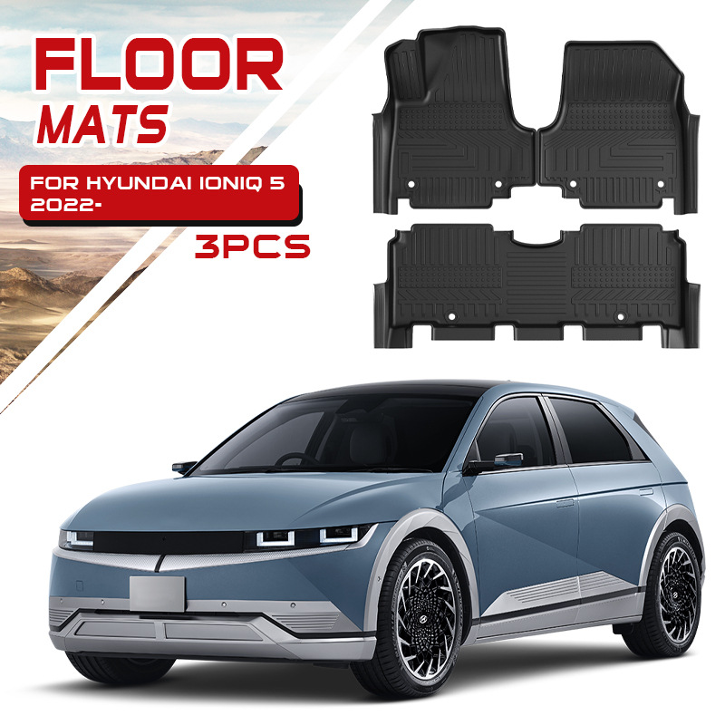 TXR para Hyundai Ioniq 5 Alfombrilla de piso de automóvil Hyundai Tpe Car Floor Mats Alfombrilla de pie especial