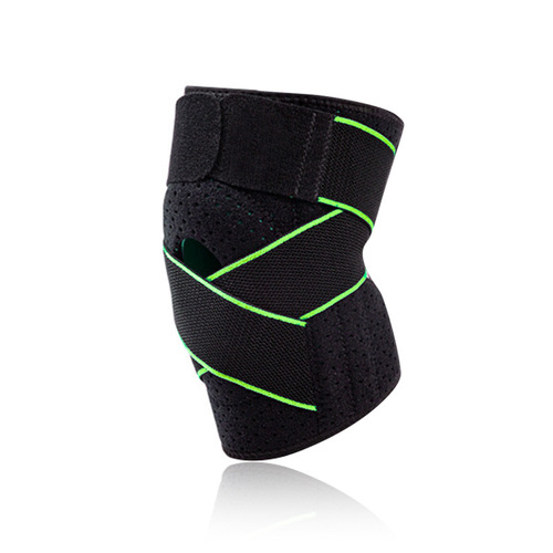 Sports knee pads, professional meniscus straps, pressure spring silicone cooling knee pads, mountaineering basketball outdoor equipment