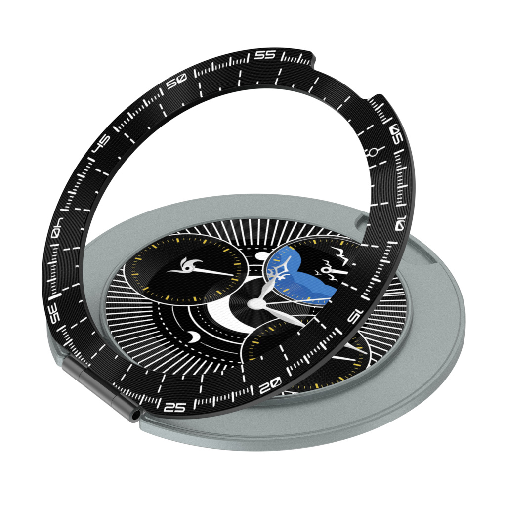 Nueva esfera 360 rotatoria pulgar soporte de teléfono móvil reloj de escritorio perezoso soporte para cualquier modelo