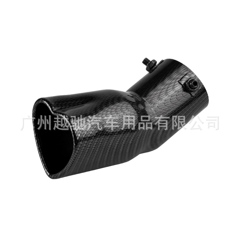 FUENTE fabricante de automóviles Modificación del tubo de escape silenciador en forma de corazón 63mm transfronterizo tubo de cola caliente