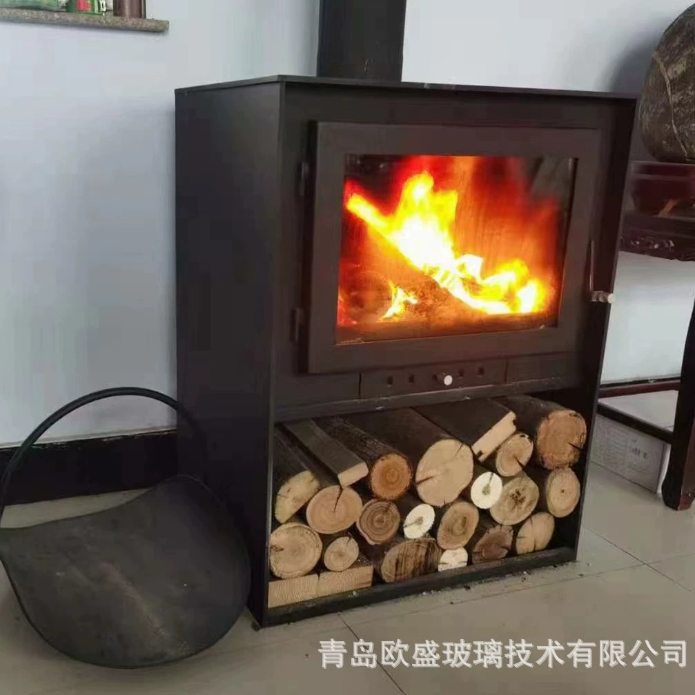 Высокотемпературное устойчивое каминное стекло, Термостойкое стекло, размер (1100*1954)