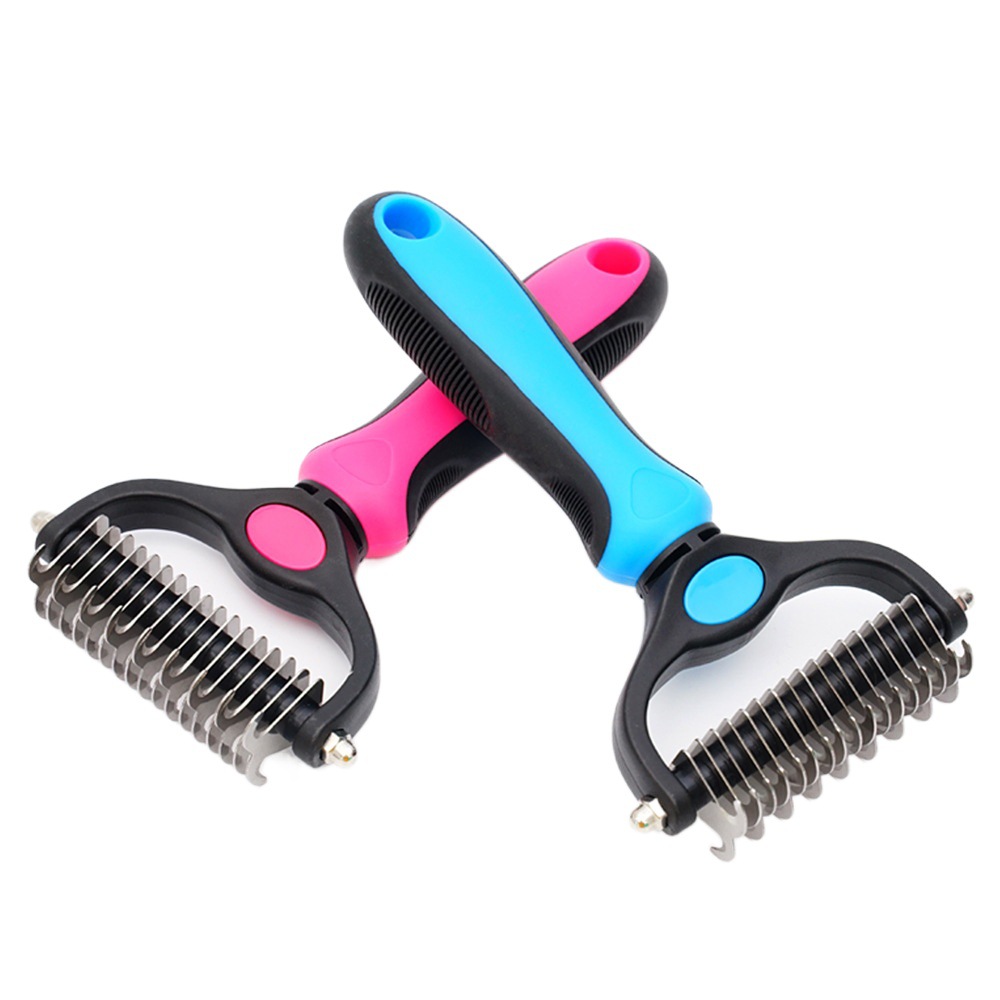 Peine de nudo abierto para mascotas Peine de perro Peine de pelo de perro