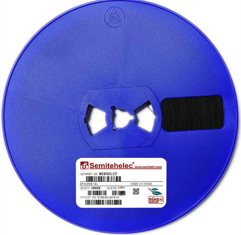 WE05DLCF ESD/TVS保护管 DFN1006-2L SEMITEH 全新原装正品