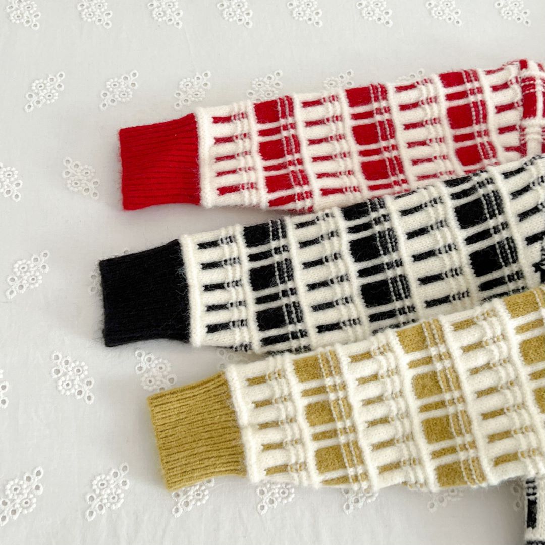 Set lavorato a maglia in due pezzi 2023 Autunno/Inverno New Little Fragrant Wind maglione pullover da ragazza spesso_voghion.com
