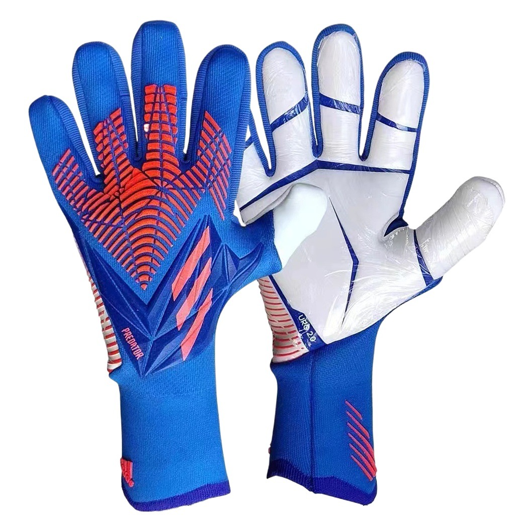 Fabricante en stock transfronterizo Portero profesional guantes de fútbol de látex completo portero competencia antideslizante engrosada resistente al desgaste transpirable