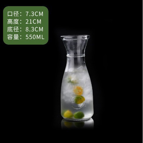 Gran por mayor vidrio transparente de alto blanco tazas de bebida fría dulces tazas de bebida de té de frutas creativas tazas de agua incolores tazas de jugo