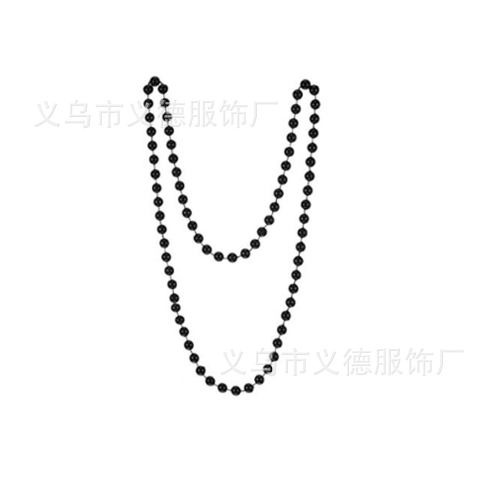 Collar de neón de 80cm negro