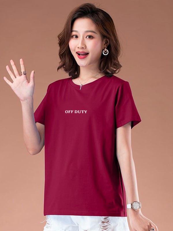 大きいサイズの純綿のtシャツの女性の半袖の中年のお母さんの夏の新型のゆったりした半袖の綿の上着の太ったMMのtシャツ|undefined