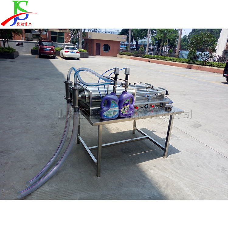 Máquina de llenado automática de doble cabezal tipo pistón equipo de llenado de detergente para ropa neumática máquina de llenado y embotellado de pasta