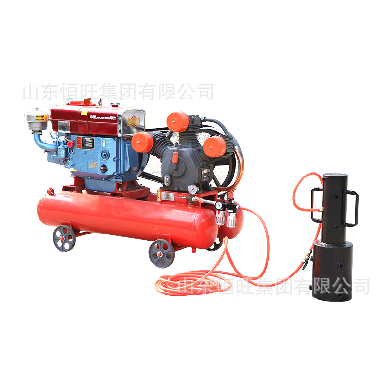 Máquina de plantación de pilotes portátil Máquina de pilotes de control de inundaciones de mano Máquina de pilotes hidráulicos Máquina de pilotes de control de inundaciones de dos tiempos para control de inundaciones