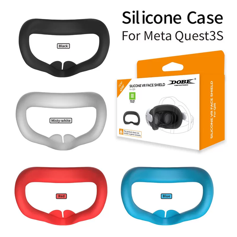 VR-очки Meta Quest 3S маска силиконовый чехол рукав Quest 3S шлем всё-в-одном силиконовый клей стекло защита