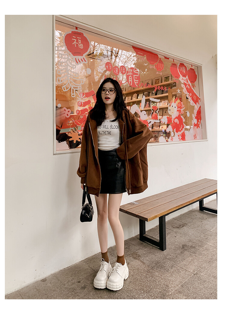 Giày lười nữ da bò phối dây buộc chéo đế xuồng platform phong cách Anh quốc — Màu Đen Hạt mở viền, Màu đen da bò mờ, Màu trắng chi tiết 55