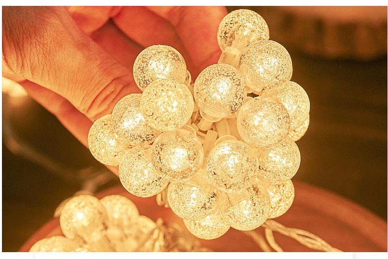 Birthday Romantic Ball Pvc Party String Lights display picture 1