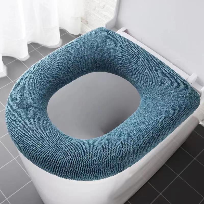 汎用トイレマット座布団は四季を通じて、トイレカバーのニットタイプのトイレ座布団を厚くして、家庭用トイレの輪を洗うことができる|undefined