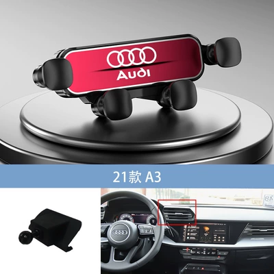 Car phone holder, mobile phone holder - red-21-a3