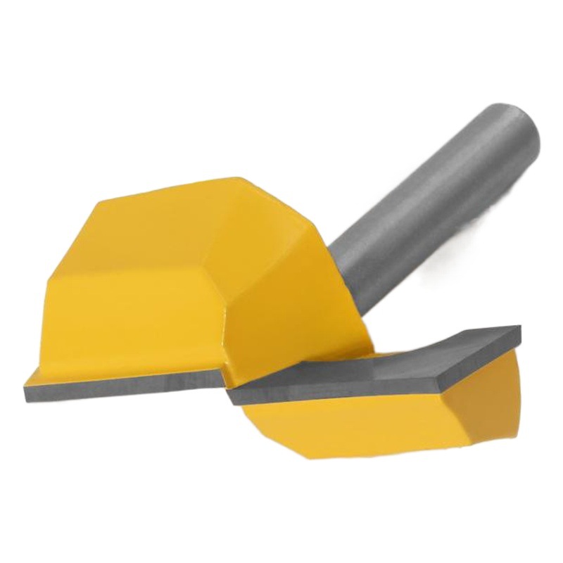 8-mango de gran diámetro cuchillo de limpieza inferior cuchillo ranurado carpintería fresadora mesa de fresado cuchillo de fondo máquina de corte máquina de grabado Gong cuchillo