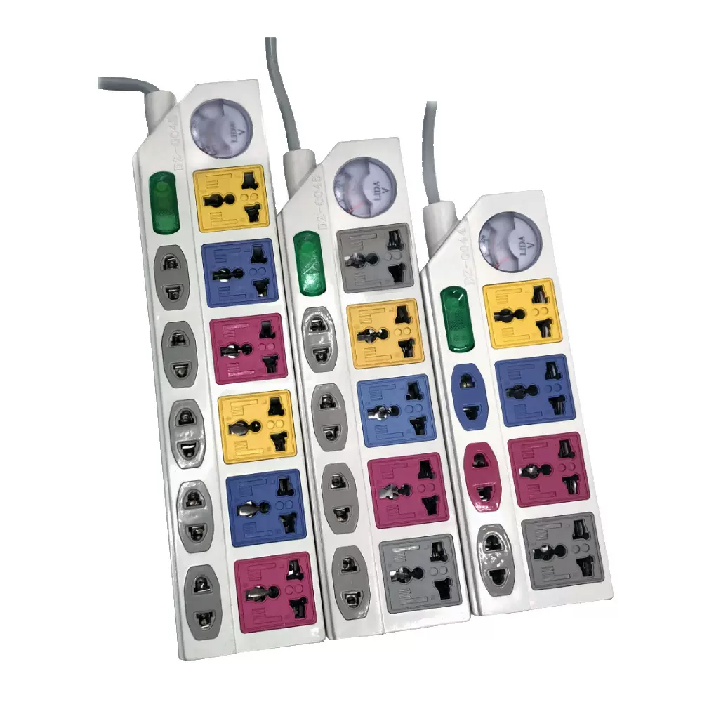 厂家直销多路 电压表排插 测压表排插 大功率家用接线板 插座定制
