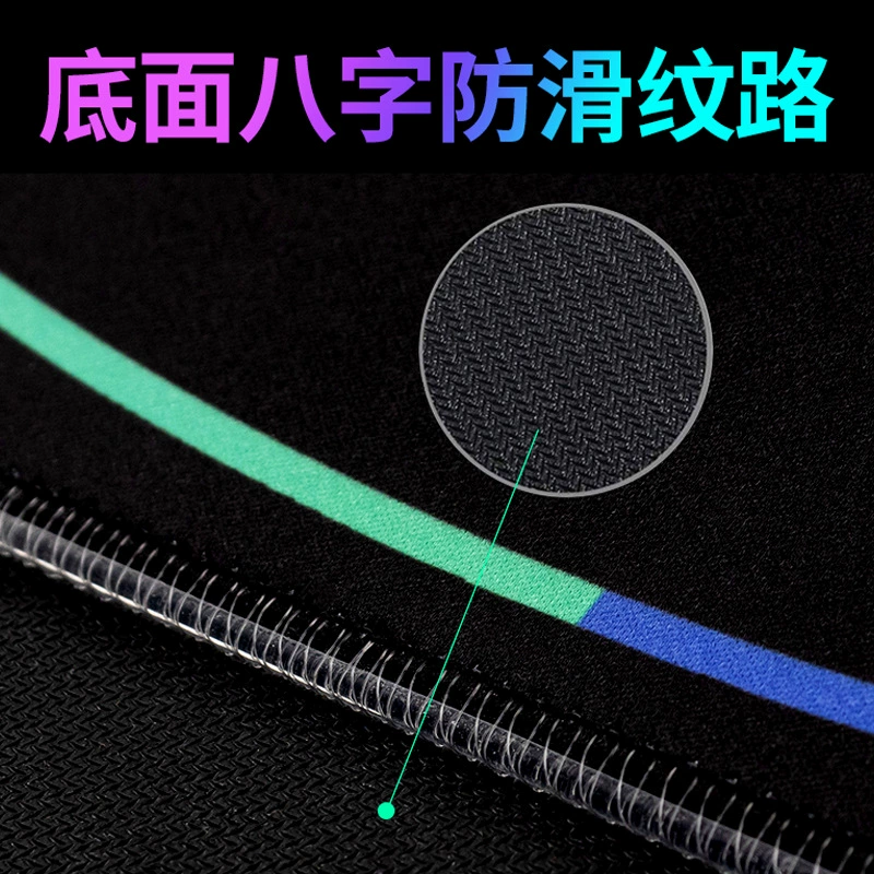 Оптово-привлекательная супер большая RGB светящаяся мышиная коврик фантазийный цвет LED утолщённый технологический стиль игровой анимации э-Sports