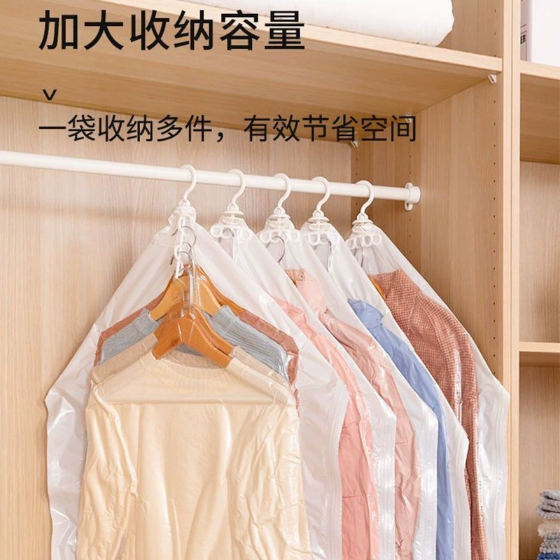 Висячий тип больший и утолщённый компрессионный мешок для пуховика пальто сумка для хранения пылезащитная упаковочная сумка шкаф для хранения сумка