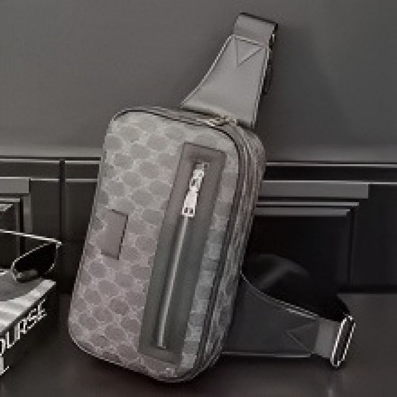 Fashion Design Men's Chest Bag Retro Printing Waist Bag Men