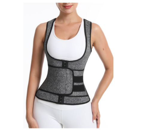 Women's Volleyball Button Single Waist Gray