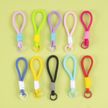 手机挂绳手腕短款绳子长短带夹片吊绳防丢挂链尼龙防摔短绳腕带式