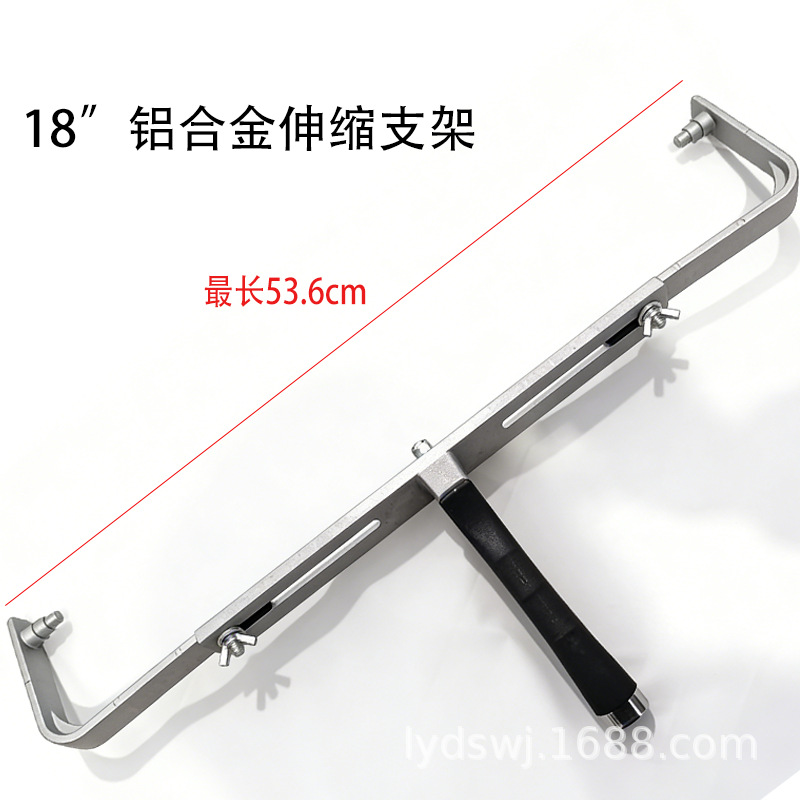 Rodillo de Pintura de Microfibra 18 Pulgadas, Soporte de Aluminio Retráctil, para Exportación