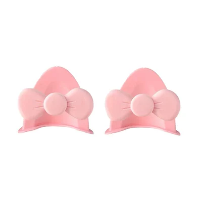 Vehicle Stickers, Motorcycle Helmet Decoration Dəbilqə (Kaska) aksesuarları - cat-eared-butterfly-pink