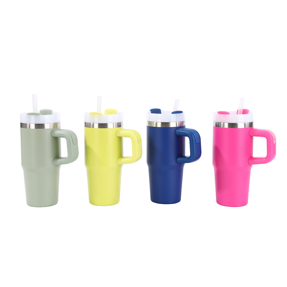 Transfronterizo simple taza de automóvil de 14oz 304 taza de aislamiento al vacío de acero inoxidable taza de automóvil portátil al aire libre taza de automóvil