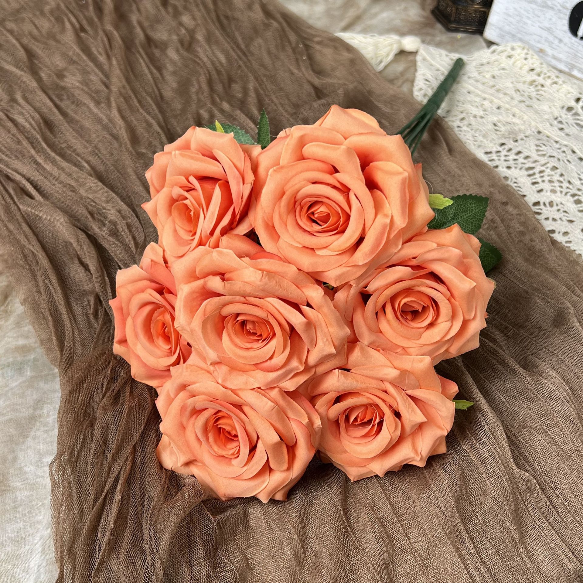 TY-7 헤드 바 앵글 로즈-오렌지