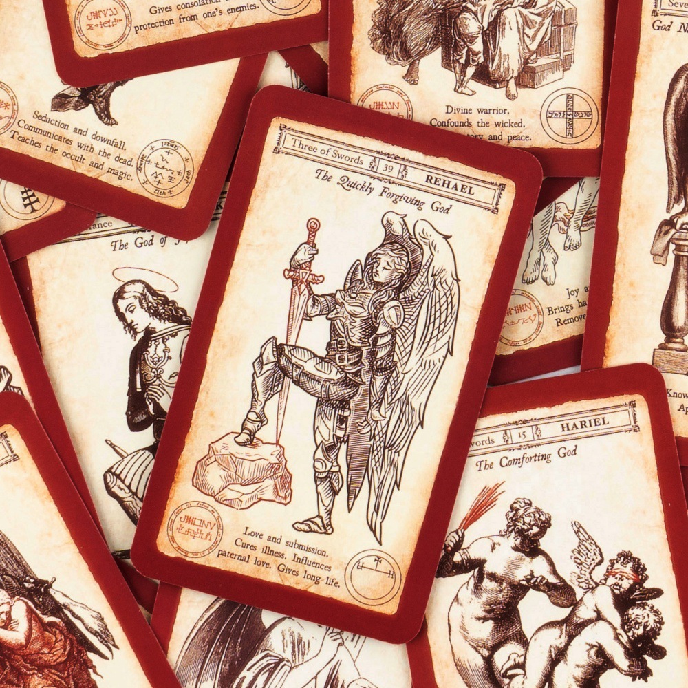 Angel's Invoca Tarot Tarot Solomon Waite Sister Brand Angel Evoking Tarot