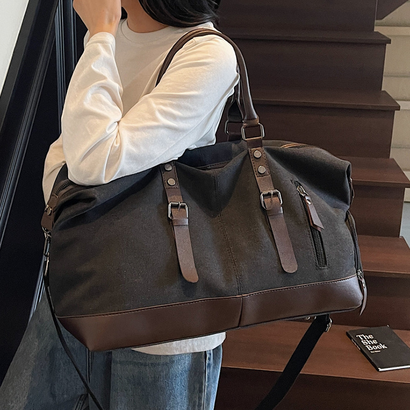 Bolsa de viaje corto de gran capacidad para mujeres, bolsa de mano ligera, nueva moda moda, bolsa de yoga deportiva.