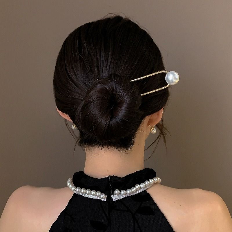 Sensor de alta calidad, dispositivo de cabello perezoso, toque de cabello, peinado de cabello simple, temperamento universal, pinzas de cabello para mujeres