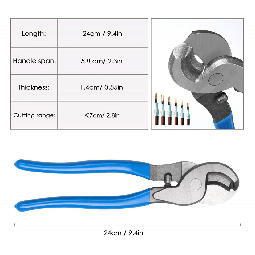 Cross-Border Supply Scjg Manual Cold-Press Terminal Pliers Copper Aluminum Cable Pliers 6-50mm