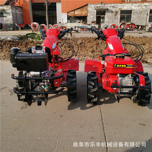 新款家用小型四驱耕地机 农用旋耕机 多功能微耕机