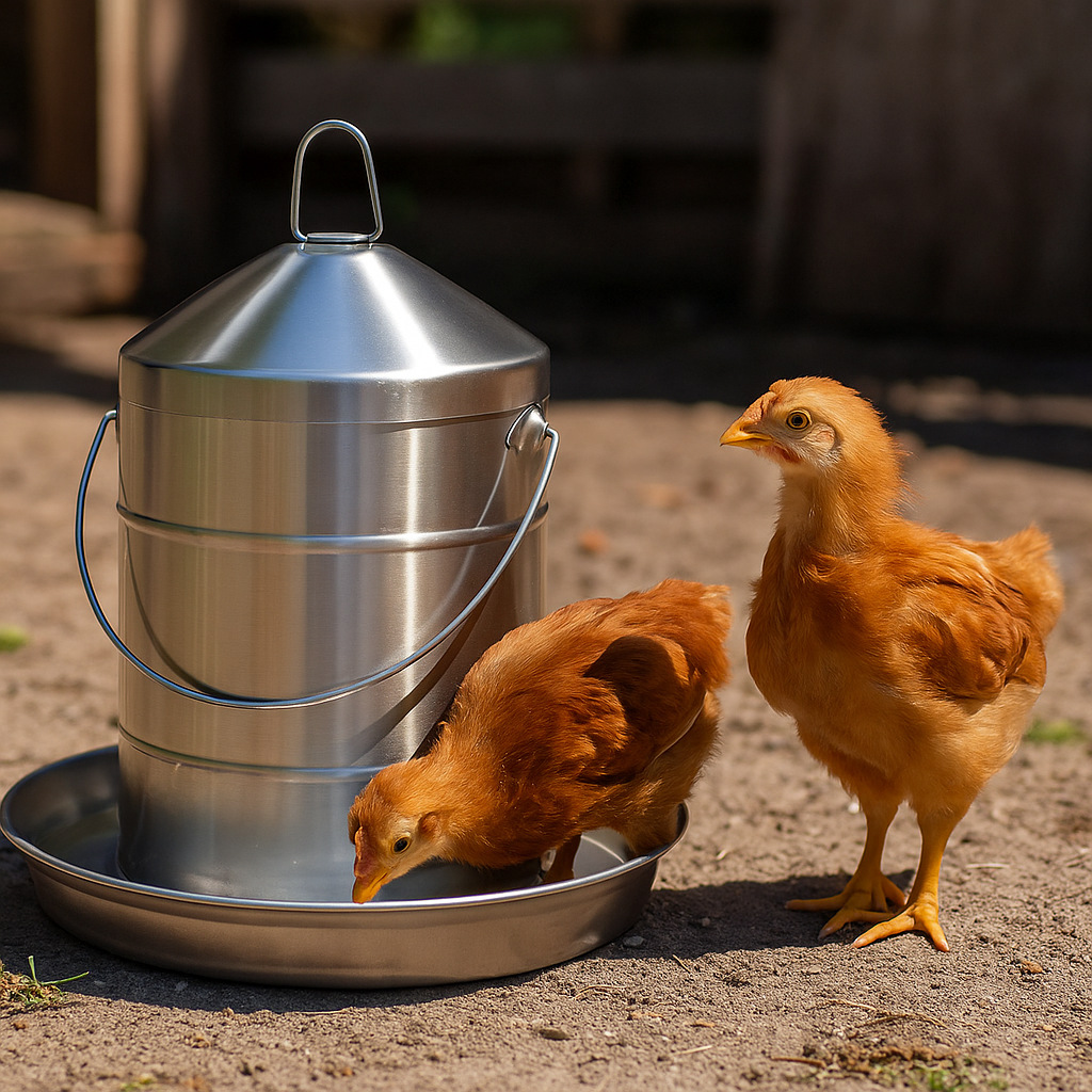 12L stainless steel automatic chicken water drinker Large metal…