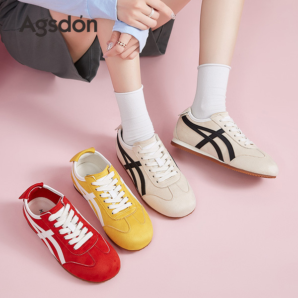 Summer white GAT shoes flat